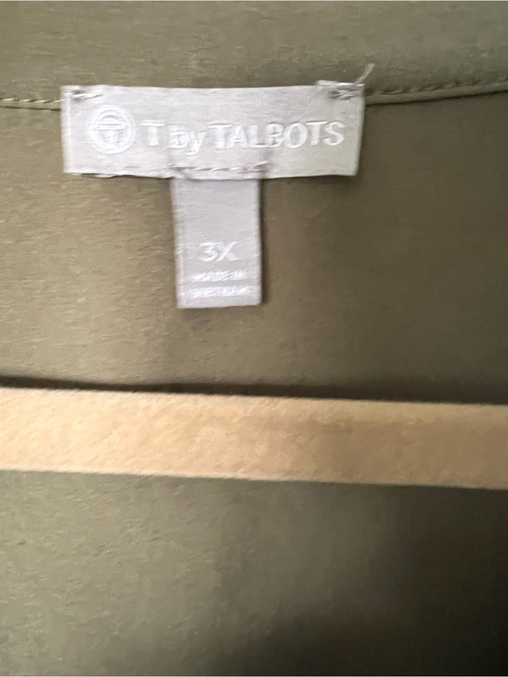 Talbots Olive Green Midi Dress - Picture 3 of 13